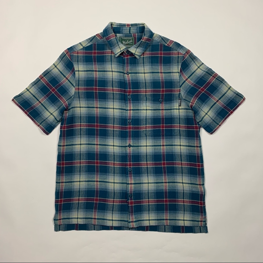 Woolrich Plaid Button Up Shirt Medium
